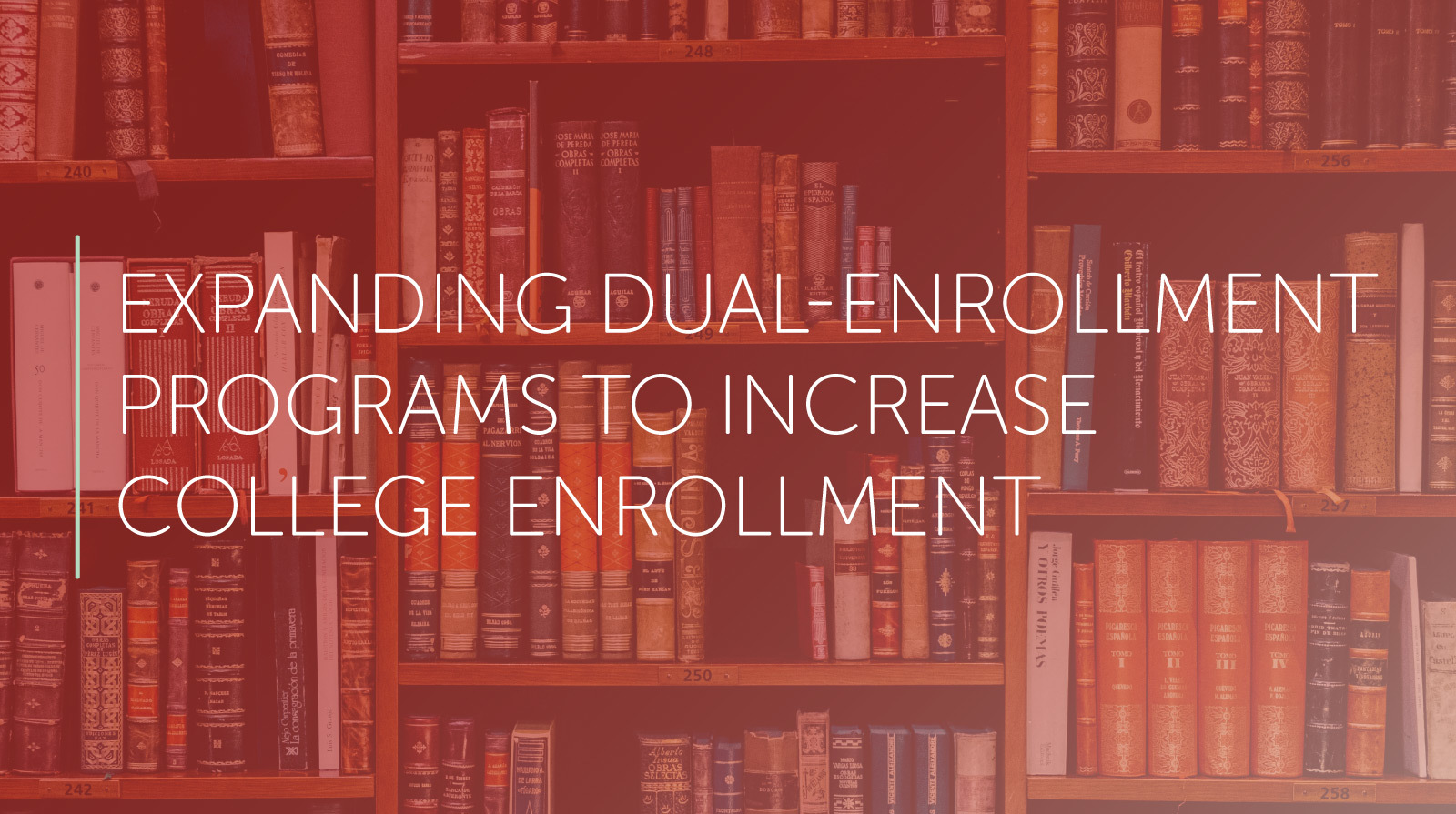 expanding dual enrollment programs to increase college enrollment