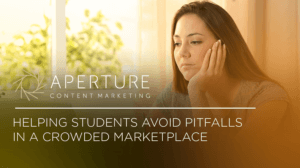 Helping Students Avoid Pitfalls in a Crowded Marketplace