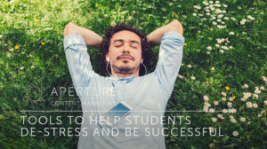 help students de-stress