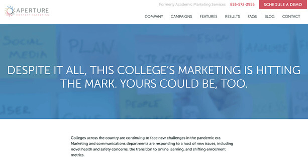 enrollment marketing plan